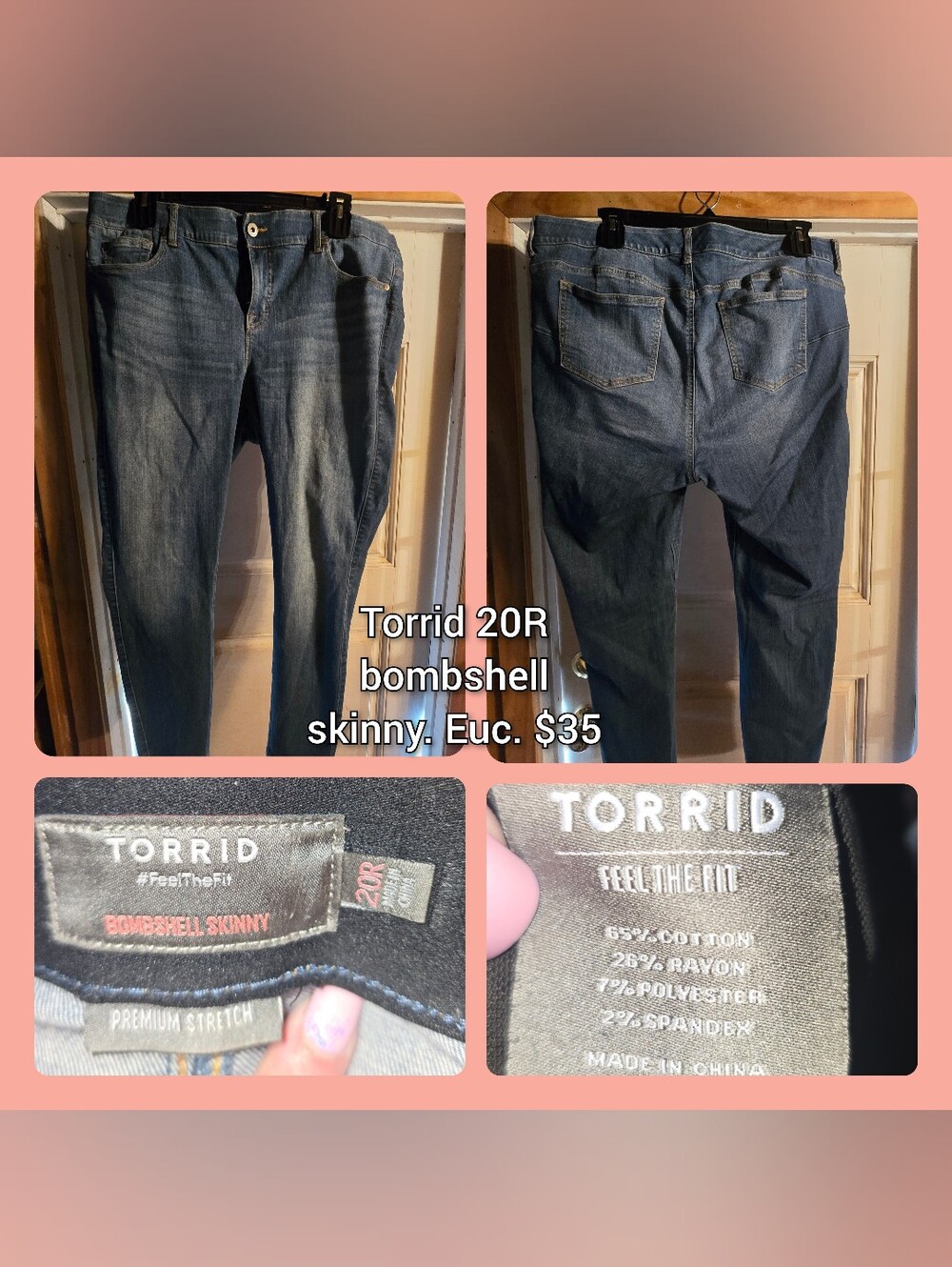 Torrid Blue Wash Bombshell Skinny Jeans